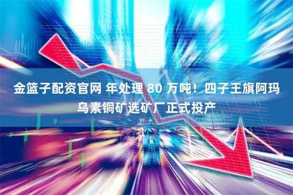 金篮子配资官网 年处理 80 万吨!四子王旗阿玛乌素铜矿选矿厂正式投产
